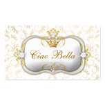 311 Ciao Bella Golden White Divine Business Cards