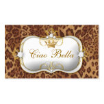 311-Ciao Bella Leopard Business Card
