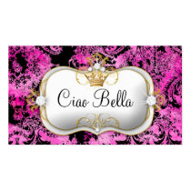 311 Ciao Bella Pink Liquorice Vintage Chic Business Card