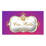 311-Ciao Bella Purple Fade Business Card Template