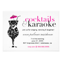 311 Cocktails & Karaoke Personalized Invitation