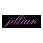 311-Custom Name Business Card Purple