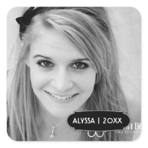 311-Customizable Graduation Photo Sticker