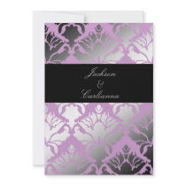311-Damask Shimmer Lilac Invite