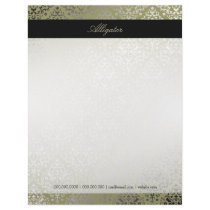 311-Dazzling Damask Alligator Flamingo