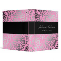 311-Dazzling Damask Pink Flamingo Binder
