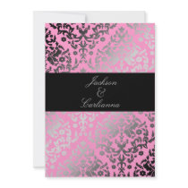 311-Dazzling Damask Pink Flamingo