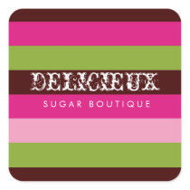 311 Delicieux Candy Stripes Square