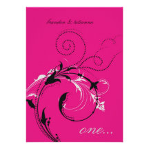 311-Dotted Desire |  Hott Pink Invite