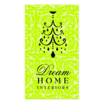 311-DREAM HOME BLACK NEON CHANDELIER BUSINESS CARD