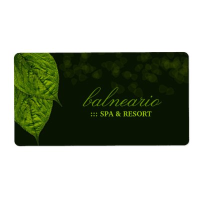 311-Dream Leaf Gift Sticker / Label Large by Jill311