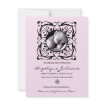 311-EMBELLISHED BABY GIRL ANNOUNCEMENT invitations