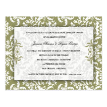311 Emmy Damask Moss Postcard