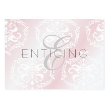 311-Enticingly rose - carte de rendez-vous Modèles De Cartes De Visite