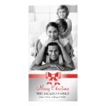 311-Family Christmas Photo Card Red Bow