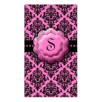 311-Fancy Schmancy Damask | Sweet Pink Monogram