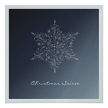 311-Floral Snowflake Midnight Fade Metallic Invites