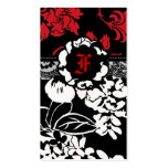 311-FLOWER FLAUNT RED BUSINESS CARD
