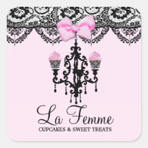 311 gâteaux Deux rose de Femme de La Autocollants