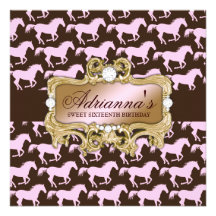 311 Glamourous Cowgirl Birthday Invitation