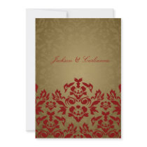 311-Golden Flame 5 x 7 Invite