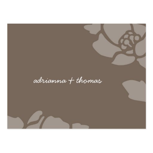 311-GOLDEN FLORAL IMPRINT SAVE THE DATE OR THANK U POST CARD