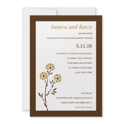 311-GOLDEN PASSION FLOWER CUSTOM ANNOUNCEMENTS by Jill311