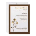 311-GOLDEN PASSION FLOWER invitations