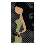 311-HIGH FASHIONISTA INTERCHANGEABLE DRESS BUSINESS CARD