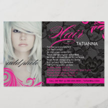 311 Hot Pink and Lace Hair By Flyer