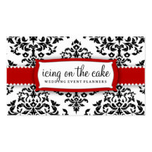 311-Icing on the Cake - Cherry Frosting Business Card Template