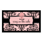 311 Icing on the Cake Cupcake - Sweet Icing Pink Business Card Templates