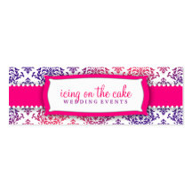 311 Icing on the Cake Pink Lavender Business Cards