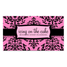 311-Icing on the Cake - Pink Liquorice Business Card Templates