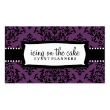 311-Icing on the Cake Purple Business Cards