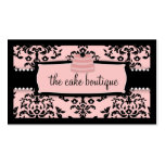 311 Icing on the Cake Tier - Sweet Icing Pink Business Card Template