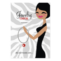 311 Jewellery Chick | Brunette Business Cards