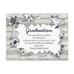 311-JULIA GRADUATION INVITATION POSTCARD