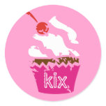 311-Kickin' Cupcake Strawberry Stickers