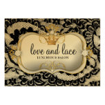 311 Lace de Luxe Ciao Bella Metallic Gold Appoint Business Cards