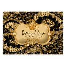 311 Lace De Luxe Ciao Bella Metallic Custom Invitations