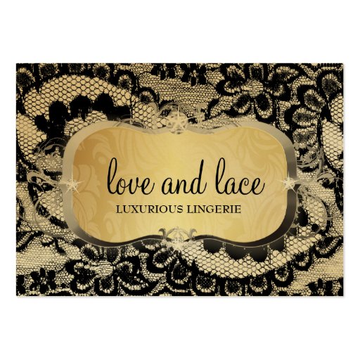 311-Lace de Luxe - Gold Business Cards