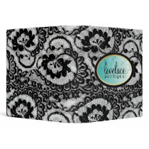 311-Lace de Luxe - Iridescent Teal Binders