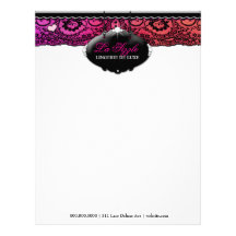 311-Lace de Luxe - multicolore En-tête De Lettre