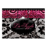 311 Lace de Luxe - Pink Business Card Template