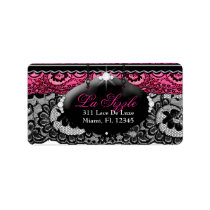 311-Lace de Luxe Pink Diamond Label