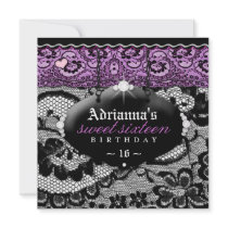 311-Lace De Luxe - Violet Sweet Sixteen
