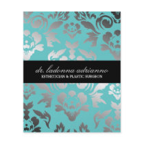 311 Ladonna Damask Topaz Flyers