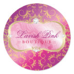 311-Lavish Pink Platter | Golden Divine Pink Pout Stickers