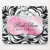 311-Lavish Pink Platter | Silver Mousepad